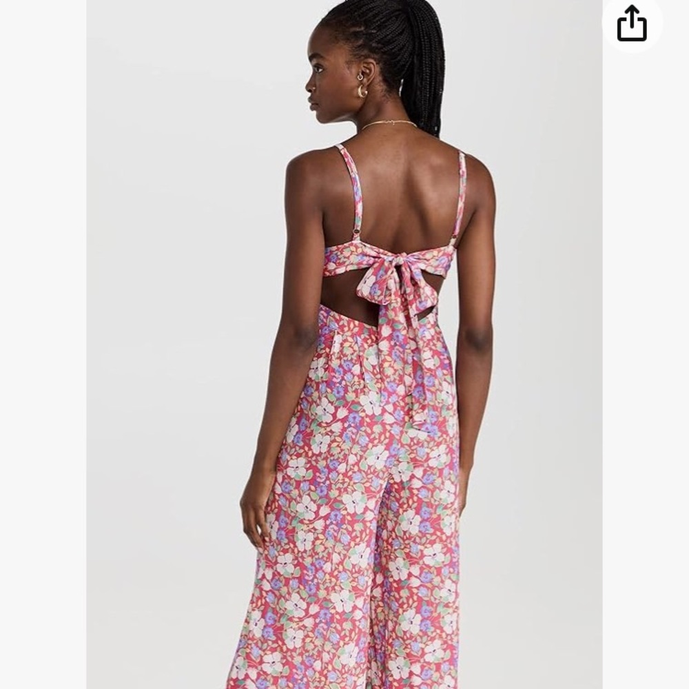 EUC Yumi Kim Kylie pink floral jumpsuit - Picture 14 of 16
